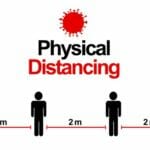 Physical Distancing - mindestens 2m