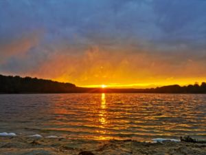 Großsee-Sonnenuntergang