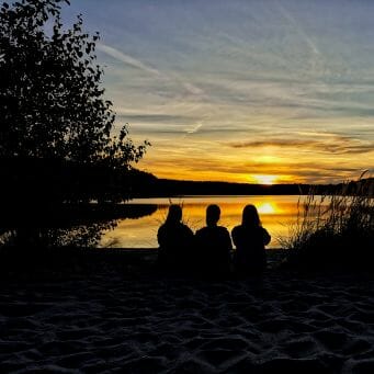 202110-Waldcamping-GrossSee-Abendstimmung 202110-Waldcamping-GrossSee-Abendstimmung