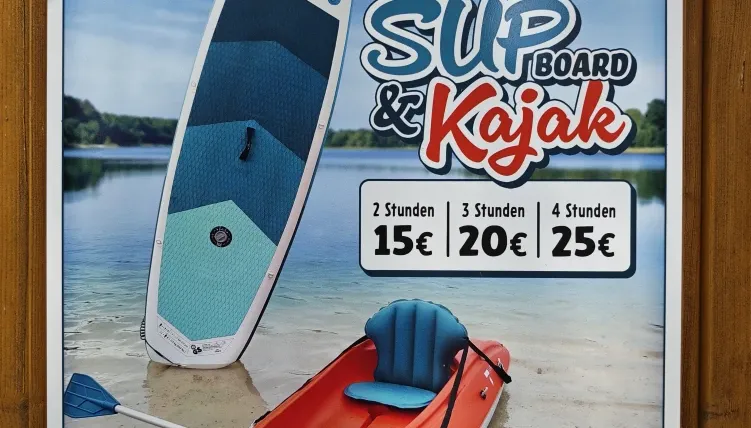 SUP-Kajak-Verleih-GrossSee-Waldcamping