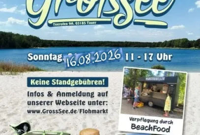 Plakat Flohmarkt Großsee August 2026